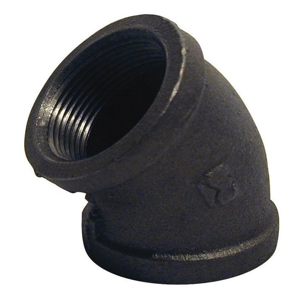 B & K/Mueller Inds(Import) 1/2 Blk 45 Deg Elbow 520-203HN